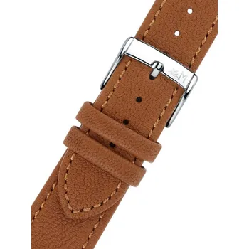 Řemínek na hodinky Kožený řemínek Morellato Debussy 5806D95.037 M, hnědý, recyklovaný materiál - 14 mm