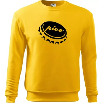 Pánská mikina Pivo zátka - Mikina Essential pánská - 2XL ( Žlutá )