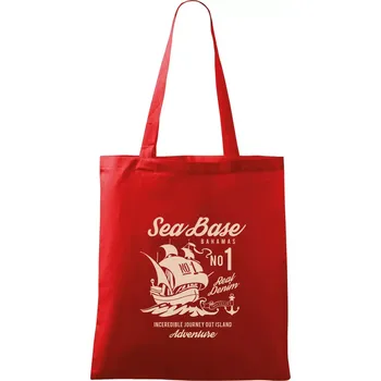 Sea Base - Taška bavlněná - 42 x 38 cm ( Červená )