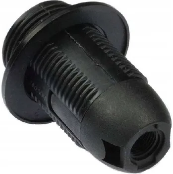 Objímka na žárovku OBJÍMKA PRO ŽÁROVKU E14 S LÍMCEM, TERMOPLASTICKÁ, ČERNÁ PAWBOL D.3027