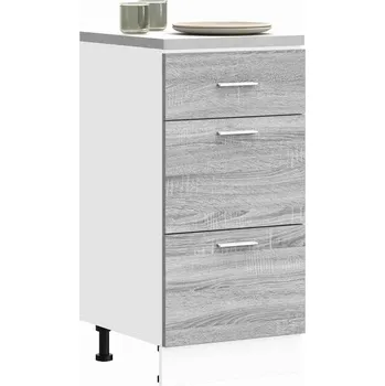 Kuchyňská skříňka Spodní skříňka "Lyon" šedá sonoma 40x46x81,5 cm, z umělého dřeva