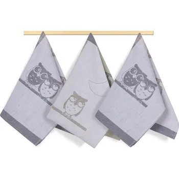 Utěrka Kuchyňská utěrka 50x70cm sovičky