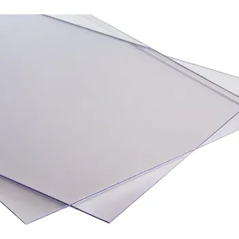 Průsvitná krytina Arla Plast Polykarbonát bez UV plný čirý 0,8 mm 1 m2 2050 x 1250 mm