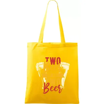 Two beer or not two beer - Taška bavlněná - 42 x 38 cm ( Žlutá )
