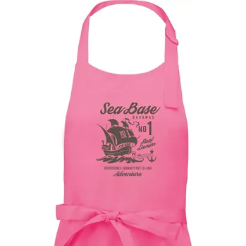 Kuchyňská zástěra Sea Base - Pánská zástěra na vaření - Univerzální velikost ( Růžová )