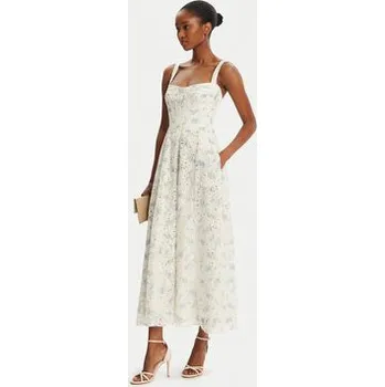 Dámské šaty Bardot Letní šaty Adaline Broderie 58655DB3 Bílá Regular Fit 12