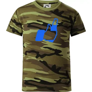 FCB pivo - Dětské maskáčové triko - 146 cm/10 let ( Zelený maskáč )