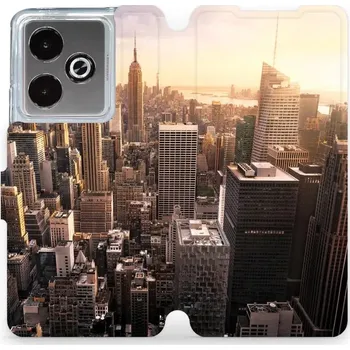 Pouzdro na mobilní telefon Flipové pouzdro Mobiwear - Realme GT 7 - M138P New York (Knížkové flip pouzdro, obal, kryt na mobil Realme GT 7 - M138P New York, materiál Umělá kůže + TPU - ochrana 360°, stojánek, silikonová vanička, magnetické zavírání)