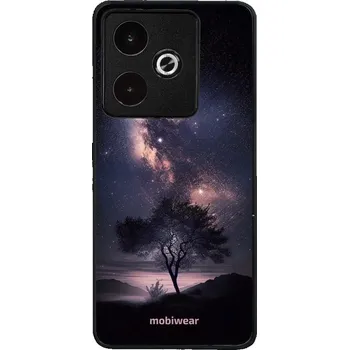 Pouzdro na mobilní telefon Lesklý kryt Mobiwear Glossy - Realme GT 7 - G005G Strom s galaxií (Prémiové lesklé pouzdro, obal, kryt Mobiwear Glossy na mobil Realme GT 7 - G005G Strom s galaxií, materiál Plast + TPU silikon - krytí po všech stranách, neošoupatelný potisk, tenké)