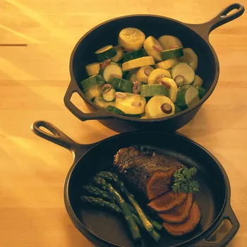 Sada nádobí LODGE Combo 24,5 cm 2 ks. - litinové pánve