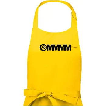 Kuchyňská zástěra Yoga mmm - Pánská zástěra na vaření - Univerzální velikost ( Žlutá )