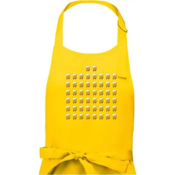 Kuchyňská zástěra Narozeniny - 50x pivo - Pánská zástěra na vaření - Univerzální velikost ( Žlutá )