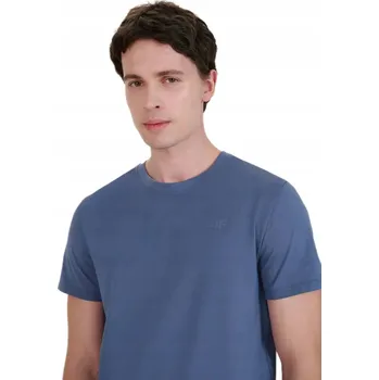 TRIČKO TRIČKO 4F BAVLNA BAVLNA LETNÍ SHM2256 32S DENIM vel. L