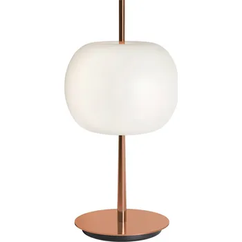 Lampička kdln LED stolní lampa KUSHI, měď, výška 32 cm, stmívač, CCT měď, opálově bílá 1 x 7 W LED - Doprava zdarma