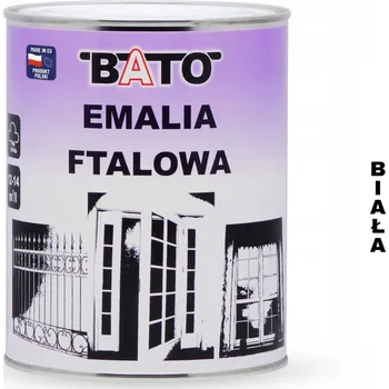 barva a nátěr na dřevo Ftalový email BATO bílý 0,8 l