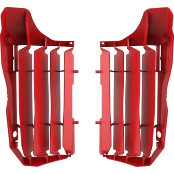 Chladič motoru POLISPORT kryty chladiče (mřížky-komplet ) HONDA CRF 250F 20-21 barva červená (POLISPORT kryty chladiče (mřížky-komplet ) HONDA CRF 250F 20-21 barva červená)