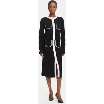 Dámská sukně KARL LAGERFELD Pouzdrová sukně A3W12023 Černá Regular Fit M