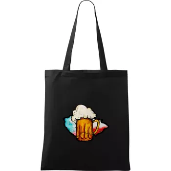 Český pivař (lulu_art) - Taška bavlněná - 42 x 38 cm ( Černá )