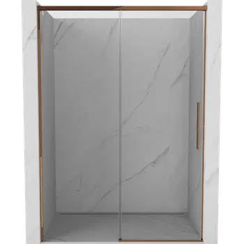 Sprchové dveře Mexen Rox sprchové dveře posuvné 150 cm, transparentní, růžové zlato - 8C2-150-000-60-00 Sprchové dveře