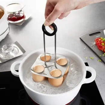 GEFU Brunch 4 ks. - koš na vaření vajec z oceli