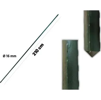 Opora na rostlinu Tyč zahradní poplastovaná, 210 cm x 16 mm, Garden SB