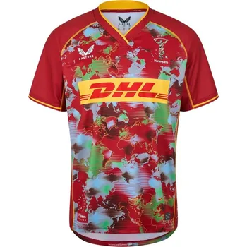 Pánské tričko Castore Harlequins Big Game Shirt 2024 2025 Mens Red L