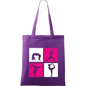 Yoga Quattro - Taška bavlněná - 42 x 38 cm ( Fialová )