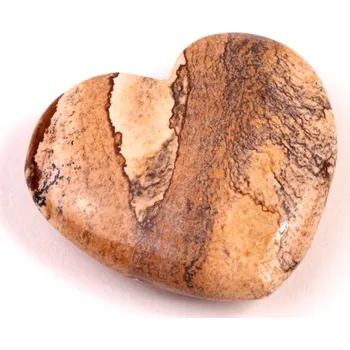 Drahý kámen Picture Jaspis srdíčko č. 95 - 17g