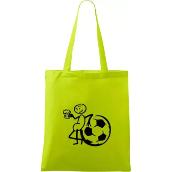 Velký fotbalista - Taška bavlněná - 42 x 38 cm ( Limetková )