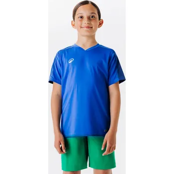 KIPSTA Dětský fotbalový dres Essential s krátkým rukávem 4-5 LET MODRÁ