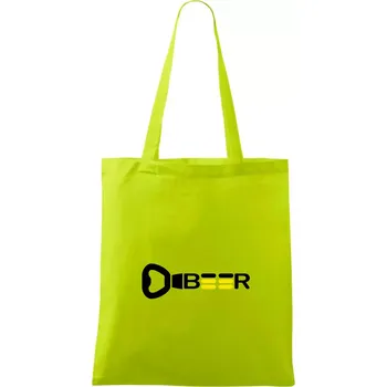 Otvírák Beer - Taška bavlněná - 42 x 38 cm ( Limetková )