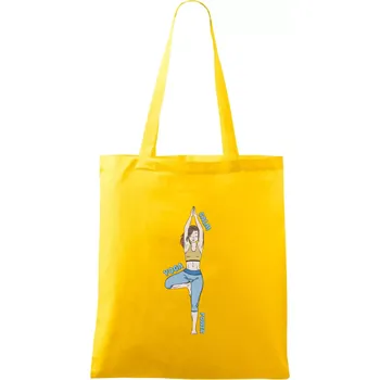 Calm yoga power (Radek Pilař ART) - Taška bavlněná - 42 x 38 cm ( Žlutá )
