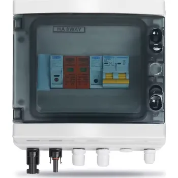 Jistič MXM Fotovoltaická solární rozvodová skříň (PV Combiner Box) - DC 32A s MC4 konektory