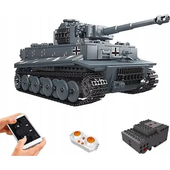 ostatní stavebnice Stavebnice Dálkově Ovládaný Tank ze Stavebnice Mould King Tiger