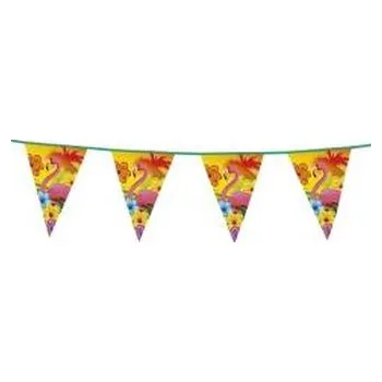 Banner z flagami Hibiscus 6m