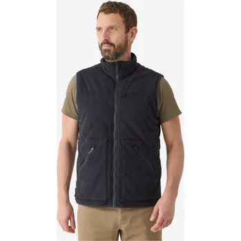 Pánská vesta SOLOGNAC Prošívaná vesta 500 L ČERNÁ