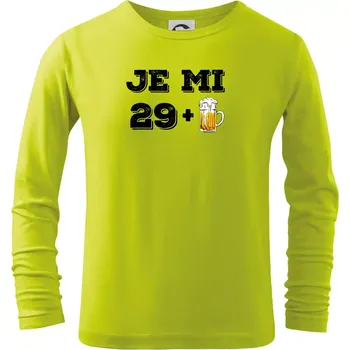 Dětská móda Je mi 30 pivo - Triko dětské Long Sleeve - 146 cm/10 let ( Limetková )