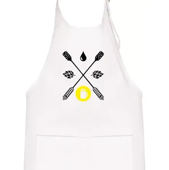 Kuchyňská zástěra Pivo ingredience - Dětská zástěra na vaření - Univerzální velikost ( Bílá )