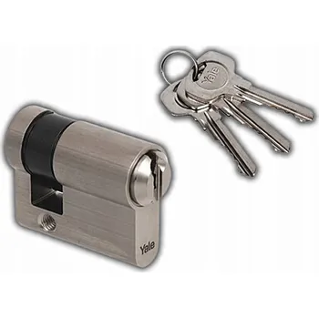 Vložka do dveří VLOŽKA DO ZÁMKU DVEŘÍ YALE Y500 NIKL SATÉN 3 KLÍČE 10/30