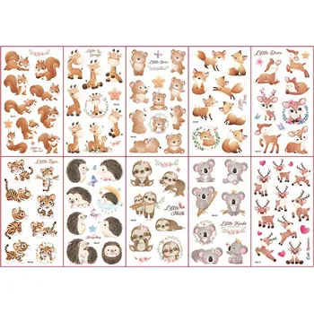 Odstranitelné tetování TETOVÁNÍ SADA 10 archů STAVEBNÍ VOZIDLA TETOVÁNÍ