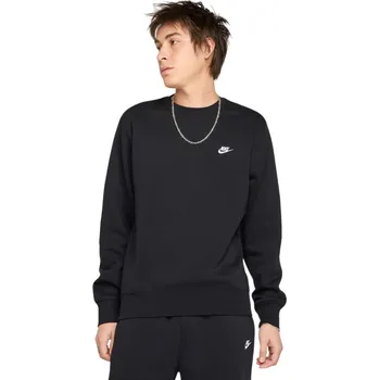 Pánská mikina Pánská mikina přes hlavu Nike CLUB BB CREW černá FN3886-010 - XL | UK 7,5 | US 10