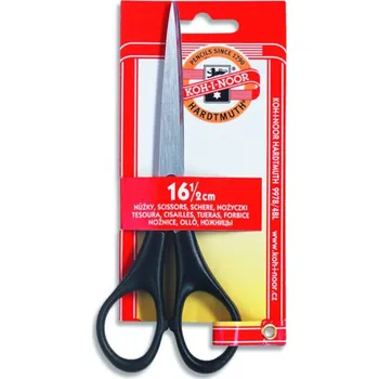 Kancelářské nůžky KOH-I-NOOR Scissors Univerzální nůžky 16,5 cm Černá
