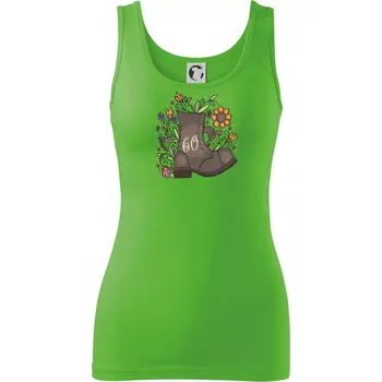 Dámské tričko Stará bota 60 - Dámské tílko - L ( Apple Green )