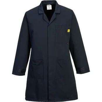 montérky PORTWEST Plášť ESD AS10, antistatický POR-AS10NVRXXXL 3XL Navy