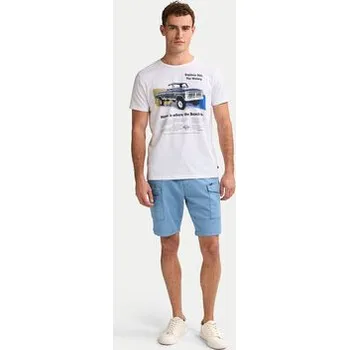 Pánské tričko Petrol Industries T-Shirt M-1050-TSR604 Bílá Regular Fit XL