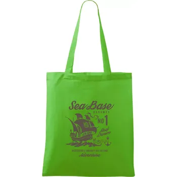 Nákupní taška Sea Base - Taška bavlněná - 42 x 38 cm ( Apple Green )