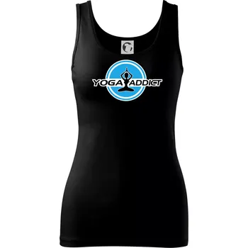 Dámské tričko Yoga addict - Dámské tílko - XS ( Černá )
