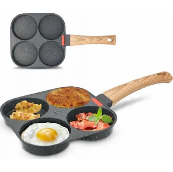 Pánev Pánev na lívance, vejce, mini palačinky, 4 sekce, plyn/indukce