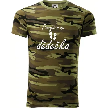 Povýšen na dědečka - Army CAMOUFLAGE - 2XL ( Zelený maskáč )