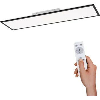 LEUCHTEN DIREKT is JUST LIGHT LED stropní svítidlo hranaté v černé s nastavitelou barvou světla a funkcí stmívání 36W 2700-5000K